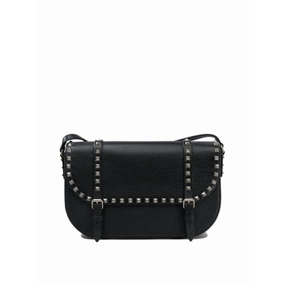 Valentino Garavani Women's "Rockstud" Crossbody Bag Black