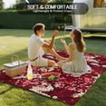 thumbnail image 4 of Chinese Flowers Outdoor Rug for Patio/Deck/Porch, Non-Slip Large Area Rug 6 x 9 Ft, Spring Pink Botanical Blooms Flowers Indoor Outdoor Rugs Washable Area Rugs, Reversible Camping Rug Carpet Runner, 4 of 8