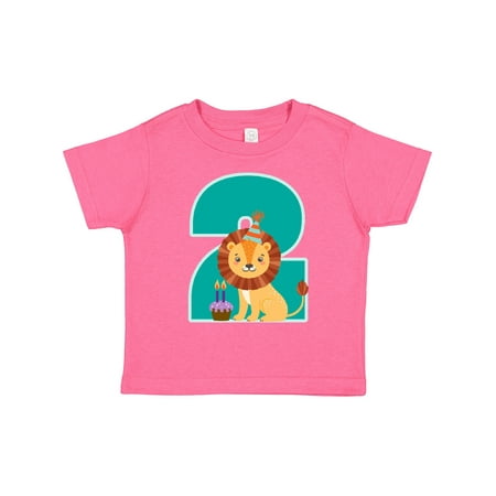 

Inktastic 2nd Birthday Jungle Theme Gift Toddler Boy or Toddler Girl T-Shirt