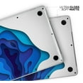 thumbnail image 5 of DesignSkinz 3D Blue Abstract Paper Cuts V2 Full-Body Skin Decal Wrap Cover for MacBook Air 13" M1 (A2337), 5 of 9