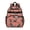 Chihuahua and Floral, variant on Poodle and Flowers Pink Pattern Backpack for School, Cute School Bag with Adjustable Shoulder Straps and Padded Back, 15.25"x11.5"x5.25"