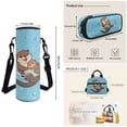 thumbnail image 5 of HUIACONG Backpack Set for Students Starfish Sea Otter 17 Inch 4-Piece with Lunch Bag, Pencil Case & Bottle Holder, Reinforced Zippers, for Ages 9-14, 5 of 7