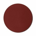 thumbnail image 1 of Abstract Geometry Mouse Pad for Computers, Intertwined Circles Modern Contemporary Style Rhythmic Illustration, Round Non-Slip Thick Rubber Modern Mousepad, 8" Round, Maroon Redwood, by Ambesonne, 1 of 2