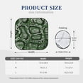 thumbnail image 3 of Fotbe Green Snakeskin 2-Piece Car Windshield Sun Shade | Sun Blocker for Car Windshield | Foldable Automotive Interior Accessories for Sun Protection-Small, 3 of 7