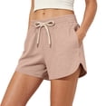 thumbnail image 4 of HAPIMO Women's Shorts With Pockets Stylish Look For Modern Fashion Needs For Various Types Style Pink M, 4 of 9