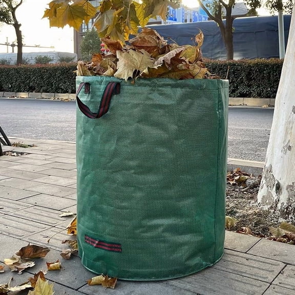 Garden Leaf Bags Yard Lawn Reusable Yard Waste Bag, Heavy Duty, Standable With Handles