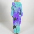 thumbnail image 3 of Aofany Girls Onesies Pajamas Fleece Zip Up Jumpsuits Fuzzy Sherpa One Piece Loungewear Sleepwear Kids Hooded Rompers Costume Winter Clothes for 5-15 Years, 3 of 5