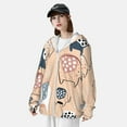 thumbnail image 4 of Picia Cute Ink Drawn Elephants Women's Men's UPF 50+ Sun Protection Hoodie Shirt Long Sleeve SPF Fishing Outdoor UV Hiking Lightweight Shirts-Medium, 4 of 9