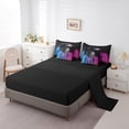 thumbnail image 3 of 7 Piece Ice Hockey Twin Bed in a Bag Sports Bedding Sets Teen Ice Hockey Lover Comforter Set with Sheets Winter Sports Game Themed Bed Set Ice Hockey Game Decor Sheets, 3 of 5