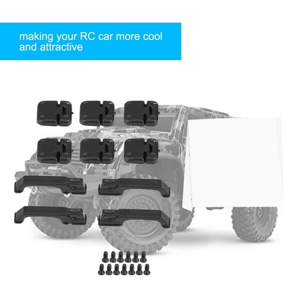 Crawler Door Hinge, Insulating Durable Lightweight Handle, for RC Toy Car Model