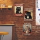thumbnail image 5 of Placa Metal Vintage Gato Pintura Hierro Rectangular Bar para El Art30x40cm 3 Uds., 5 of 9