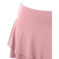 thumbnail image 4 of Doublju Women's Flared Skater Mini Skirt (Plus Size Available), 4 of 4