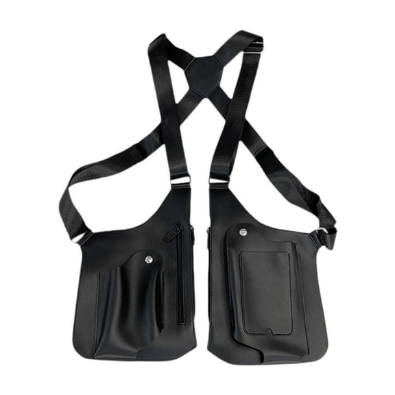 Milageto Hidden Underarm Shoulder Bag Double Shoulder Pouch for Hiking Outdoor Sports