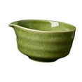 thumbnail image 4 of TISHITA Ceramic Matcha Bowl Handcrafted 450ml for Whisking Matcha Japanese Tea Cup Traditional Porcelain Tea Bowl for Tea Lovers Gift Dark Green, 4 of 8