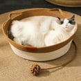 thumbnail image 2 of Tabla Rascadora Tejida a Mano para Sofá Cama, Protección de Muebles, Nido, Perrera, Rascador Portátil para Gatos para Entrenamiento, Juguete, Suminist Medio, 2 of 8