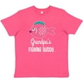 thumbnail image 3 of Inktastic Grandpa Fishing Buddy Girls Fish Youth T-Shirt, 3 of 5