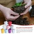 thumbnail image 2 of Worgeous 9Pcs Mini Metal Buckets Flowerpot Tinplate Home Gardening 3In, 2 of 8