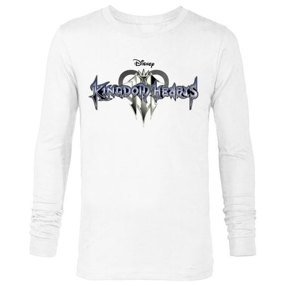 Disney Kingdom Hearts III Logo - Long Sleeve T-Shirt for Men - Customized-White