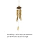 thumbnail image 5 of Inteprter Carillón de viento de bambú para exteriores, diseño de escena DIY, adornos para habitación, tubos de bambú para salón de té, Artware, Jardín y Patio Inteprter HA066150-00, 5 of 6