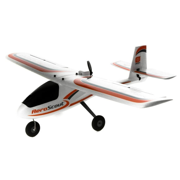 HobbyZone RC Airplane AeroScout S 2 1.1M RTF de Base (Batterie et Chargeur Non Inclus) avec Technologie Sûre, HBZ380001, Avions (RTF), Entraîneurs