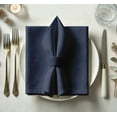 thumbnail image 1 of Vargottam Designer Cotton Twill Napkins - Set of 12, 20-Inch, Blue Solid Color, Durable & Absorbent Cloth Napkins for Dining, Parties, and Home Decor - Machine Washable, 1 of 6