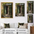 thumbnail image 4 of Designart "Green And Beige Nature'S Front Door Greeting" Farm Door and Windows Canvas Art Print, 4 of 5