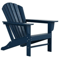 Polytrends  Altura Outdoor Eco-Friendly All Weather Poly Patio Adirondack Chair - Deep Seating Navy Blue