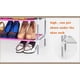 thumbnail image 4 of Ktaxon Zapatero de 3, 5 y 10 Niveles, Organizador de Zapatos para Armario, Ahorra Espacio, Acabado Gris, 4 of 7