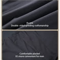 thumbnail image 3 of Sonducket Conjunto de ropa interior térmica para hombre, engrosamiento de terciopelo, sin costuras, para invierno, hogar, escuela, capa básica, Ropa interior Negro, 3 of 6