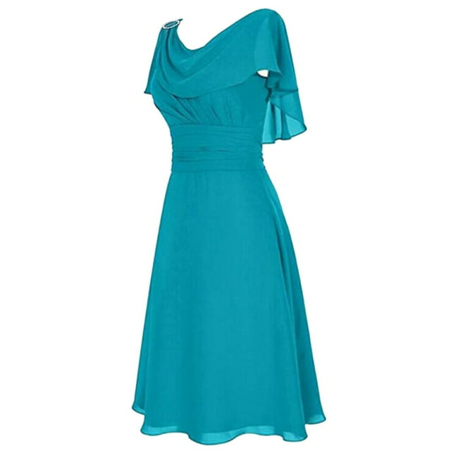 Bigersell Robes de Maternité en Liquidation Femme Col en V Manches Courtes Robe Midi de Cocktail Style D-127 Robe de Maternité pour Séance Photo Grande Taille Robes d'Été, Bleu TG