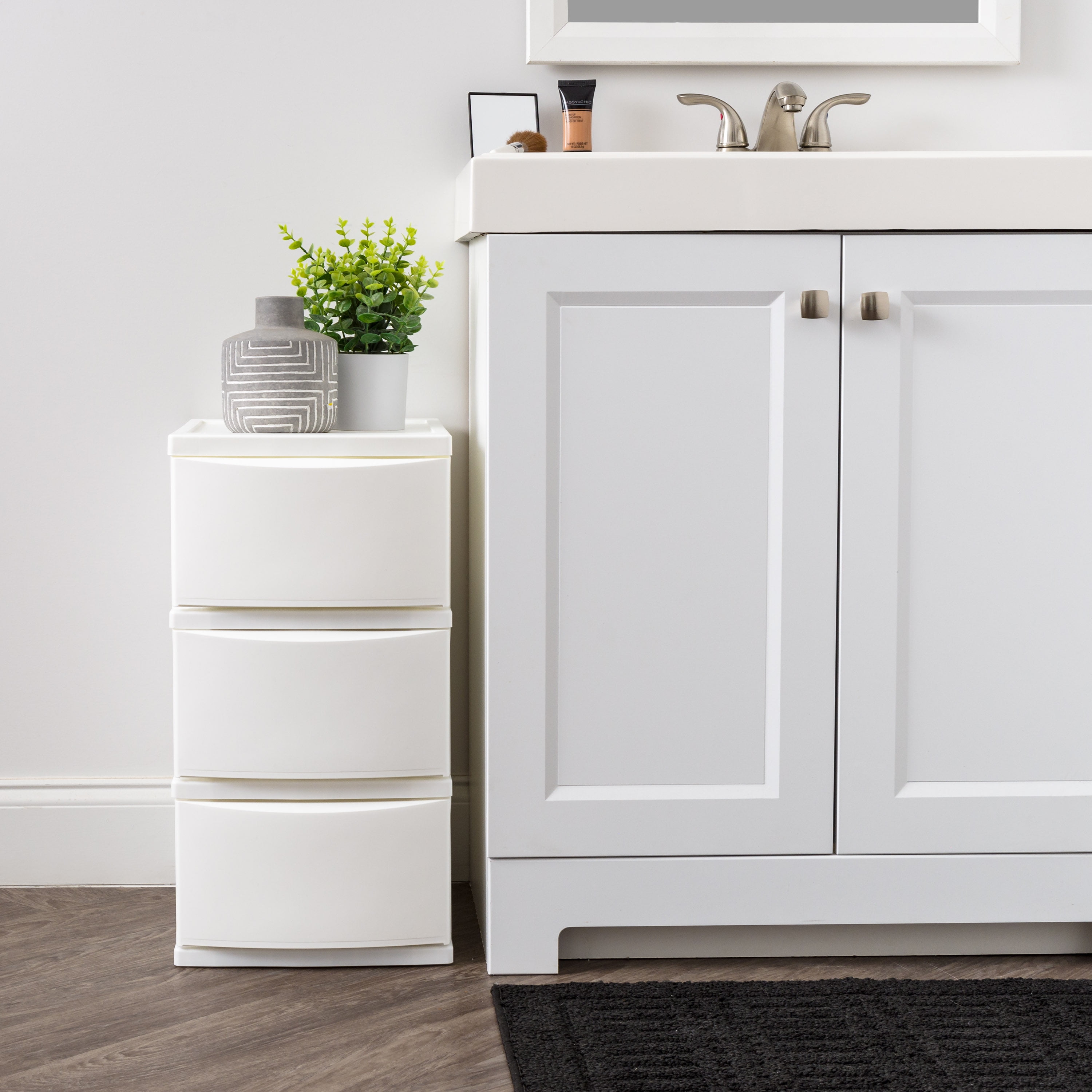 Free Shipping! IRIS USA 3 Narrow Drawer Storage, Organizer Unit 