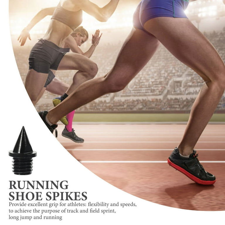 Athletic running shoes spikes discount