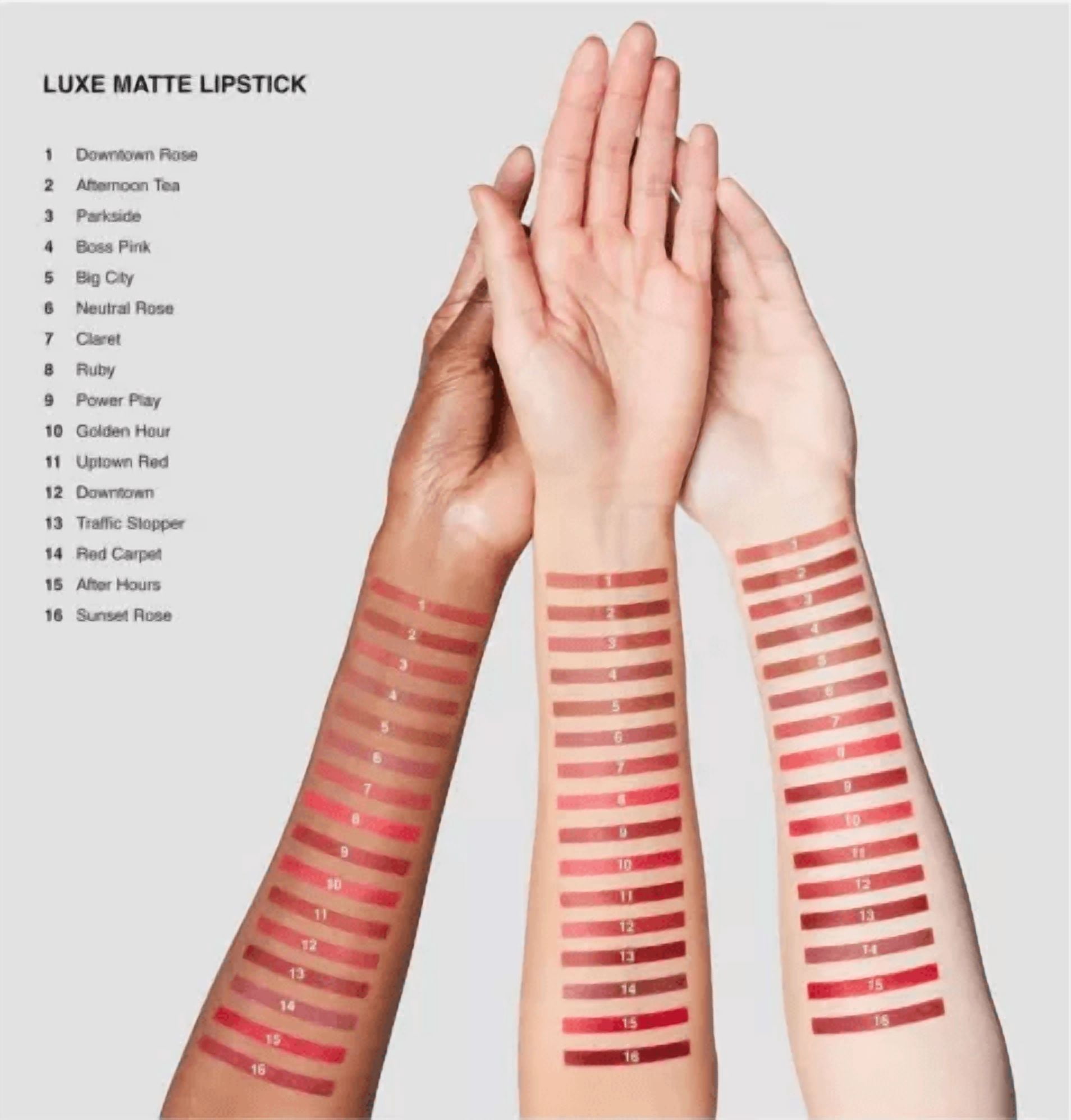 Bobbi Brown Luxe Matte Lipstick 0.12oz/3.5g -528 Power Play