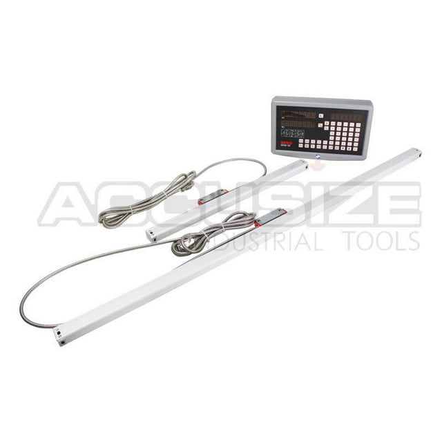 Accusize - 2-Axis DRO For 9 x 49'' Milling Machine Package with Glass Scale, DITRON Brand, #SINS-1003