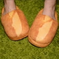 thumbnail image 4 of Wovix Adult Autumn Winter Bread Shoes Warm Fuzzy Home Shoes House Slippers For Women Memory Foam Slippers Trendy Shoes Khaki L, 4 of 8