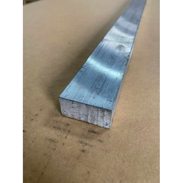 6061 Aluminum Flat Bar, 1" x 2" x 48" Long, Solid Stock, Machining, 6061T6511