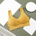 thumbnail image 2 of Sngxgn High Impact Sports Bras for Women Wirefree Workout Bra(Yellow,One Size), 2 of 3