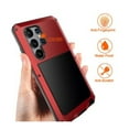 thumbnail image 3 of Gorilla Aluminum Metal Samsung Galaxy S23 Ultra Case (Red) Heavy Duty Military Grade Shockproof and Scratch Resistant Protection, Rugged Outdoor Travel, 3 of 5