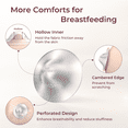 thumbnail image 2 of Momcozy 999 Silver Perforated Nursing Cups for Breastfeeding Essential, Regular Size, 2 of 8
