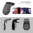 thumbnail image 2 of Amurx Magnetic Universal Car Phone Holder Air Vent Mount Stand in Car GPS Mobile Cell Phone Holder Blacket,Fit for iPhone Samsung Xiaomi, 2 of 11