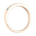 thumbnail image 2 of 1/2 Carat Channel Set Princess Cut Diamond Wedding Band Ring in 14K Rose Gold (Ring Size 10), 2 of 4