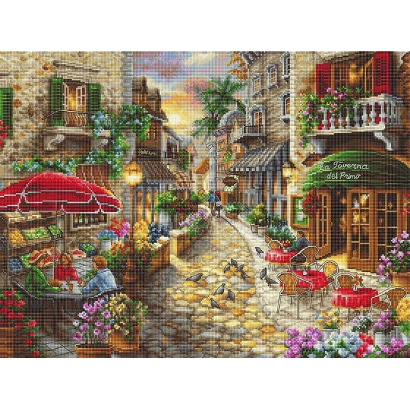 Letistitch Early Evening in Avola Counted Cross-Stitch Kit