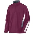 thumbnail image 2 of Augusta XS Drive Pullover Maroon/Graphite/White 3720, 2 of 2