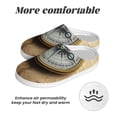 thumbnail image 6 of Lsque Magnetic Old Compass On World Map Pattern Womens Comfort Cotton on Scuff With Memory Foam and Anti-skid Sole Slipper-39/40, 6 of 7