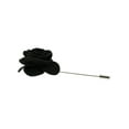 thumbnail image 2 of PinMart's Cloth Flower Stick Boutonniere  Lapel Pins - Select your color, 2 of 2