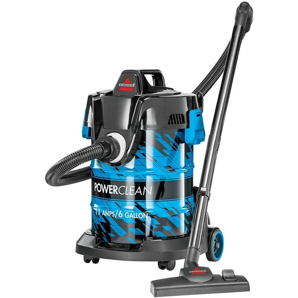 BISSELL - Canister - PowerClean® Wet and Dry Vacuum - A large capacity all-purpose wet/dry vacuum!