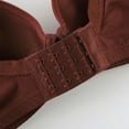 thumbnail image 7 of WCJM High Support Bras For Women Adjustable Strap Full Coverage Up Bras Comfortable Bras Sweatproof Brown Lightly padded wireless bras, 7 of 7