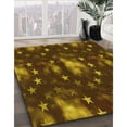 thumbnail image 3 of Ahgly Company Machine Washable Indoor Round Transitional Night Red Area Rugs, 8' Round, 3 of 7