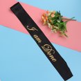 thumbnail image 6 of Graduation Party Sash for High School and College Graduates, Single Layer Accessory with 'I Am Done' English Text, 6 of 7