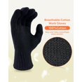 thumbnail image 3 of Guantes de trabajo Evridwear de algodón y poliéster para hombre y mujer, 3 of 7